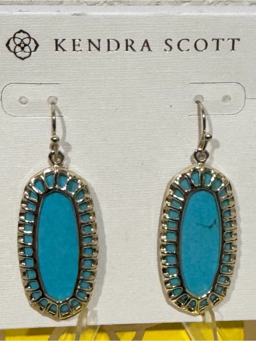 Kendra Scott Dayla Drop Earrings (Turquoise) - Picture 4 of 6